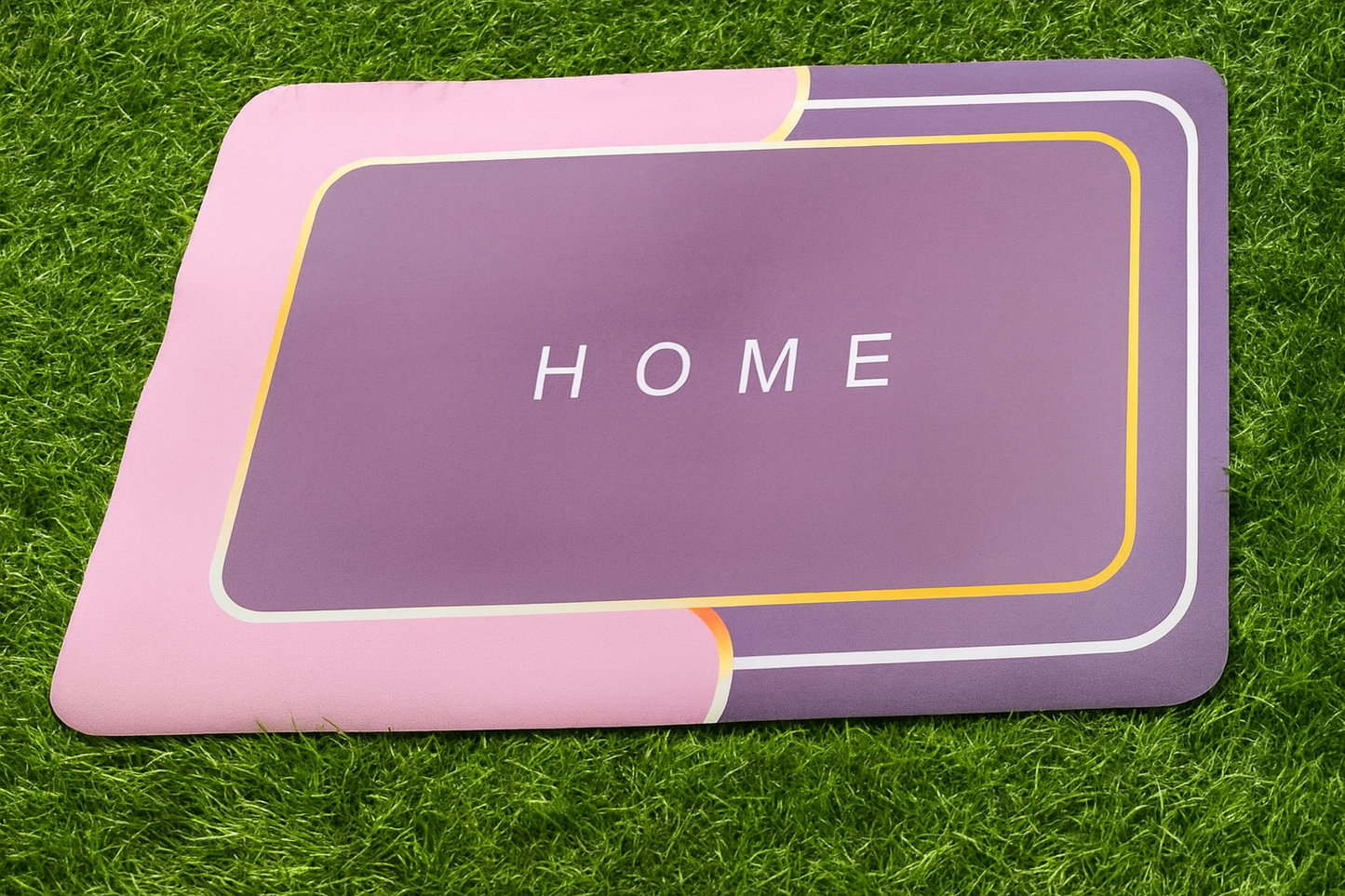 Quick Drying Water Soak Bathroom Mat Water Absorbent Door Mat Floor Mat, Doormat, Bathroom Carpet Cushion Mat (60 * 40) Non-Slip Rug, Soft Microfiber ,Square Mat