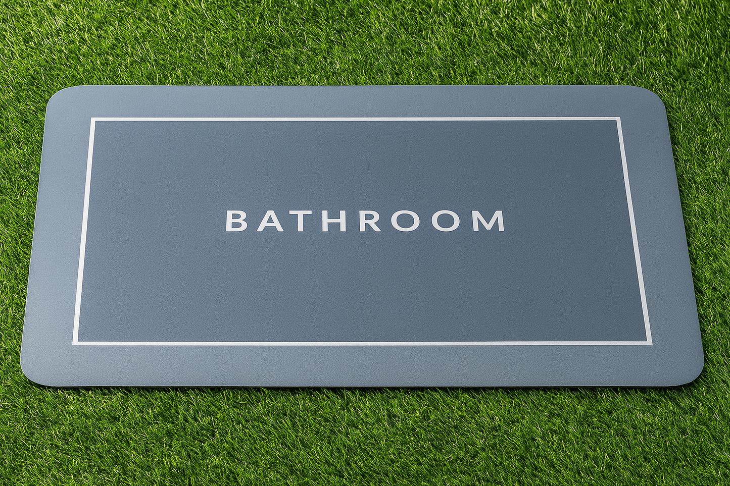 Quick Drying Water Soak Bathroom Mat Water Absorbent Door Mat Floor Mat, Doormat, Bathroom Carpet Cushion Mat (60 * 40) Non-Slip Rug, Soft Microfiber ,Square Mat