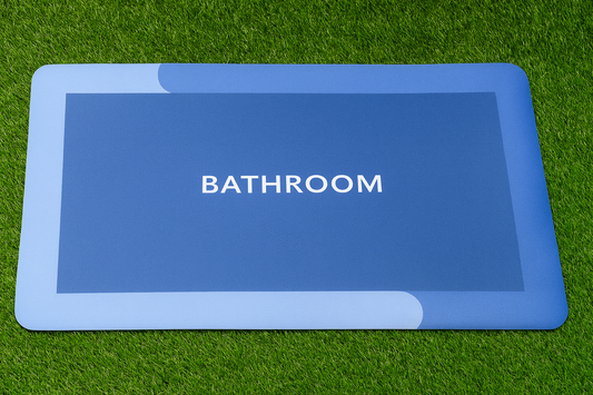 Quick Drying Water Soak Bathroom Mat Water Absorbent Door Mat Floor Mat, Doormat, Bathroom Carpet Cushion Mat (60 * 40) Non-Slip Rug, Soft Microfiber ,Square Mat