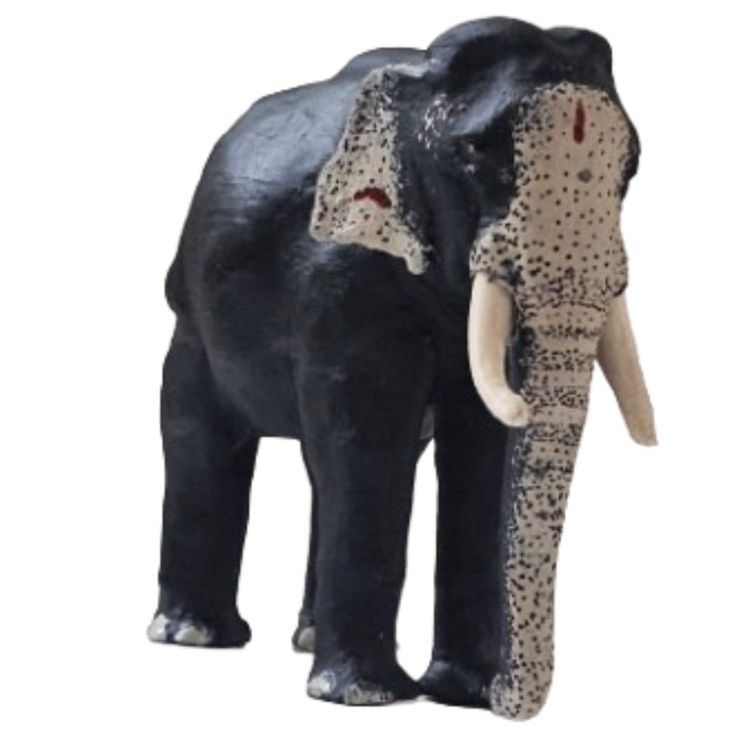3-Inch Miniature of Thechikottukavu Ramachandran Elephant Suitable for Car Dashboards & Home Decor