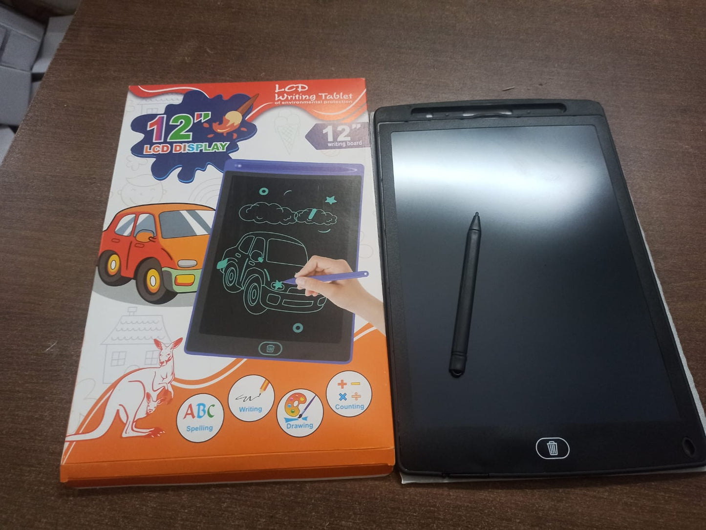 Digital Slate 12 Inch LCD Writing Tablet/Drawing Board/Doodle Board/Writing Pad Reusable Portable E Writer Educational Toys