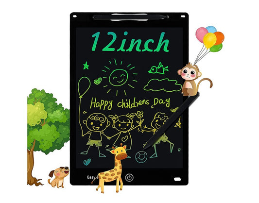 Digital Slate 12 Inch LCD Writing Tablet/Drawing Board/Doodle Board/Writing Pad Reusable Portable E Writer Educational Toys