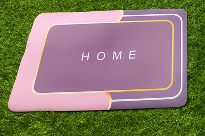 Quick Drying Water Soak Bathroom Mat Water Absorbent Door Mat Floor Mat, Doormat, Bathroom Carpet Cushion Mat (60 * 40) Non-Slip Rug, Soft Microfiber ,Square Mat