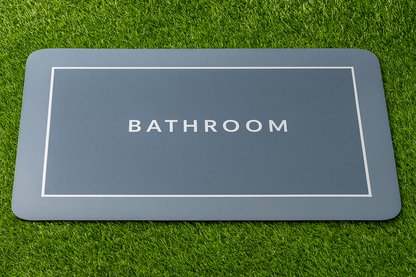 Quick Drying Water Soak Bathroom Mat Water Absorbent Door Mat Floor Mat, Doormat, Bathroom Carpet Cushion Mat (60 * 40) Non-Slip Rug, Soft Microfiber ,Square Mat